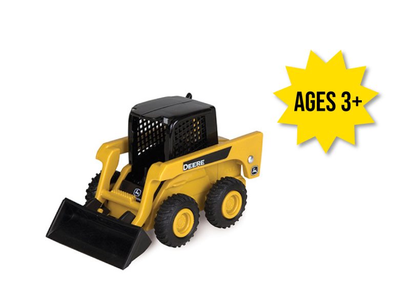 Image of the 1/32 scale John Deere Collect N Play Toy Skid Steer.