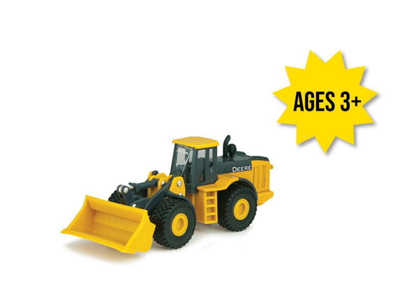 Image of the 1/64 scale John Deere Collect N Play Toy Wheel Loader.