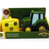 Image of the John Deere Johnny Tractor remote control kids toy tractor in its packaging.