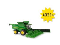Image of the 1/64 scale John Deere Replica Play S790 toy combine.