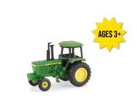 Image of the 1/64 scale John Deere Replica Play 4440 toy tractor featuring the ffa logo.