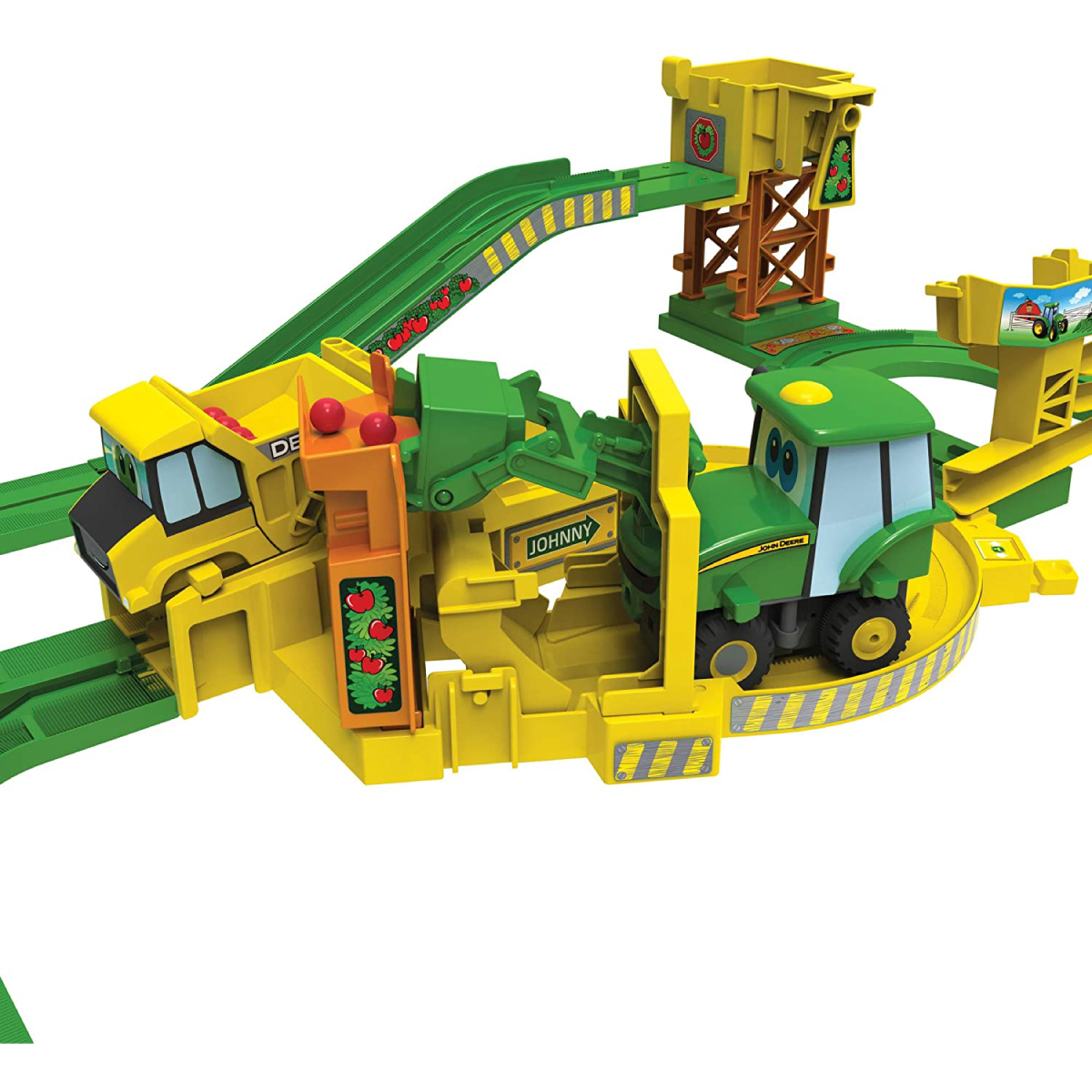 john deere big loader motorized toy train set