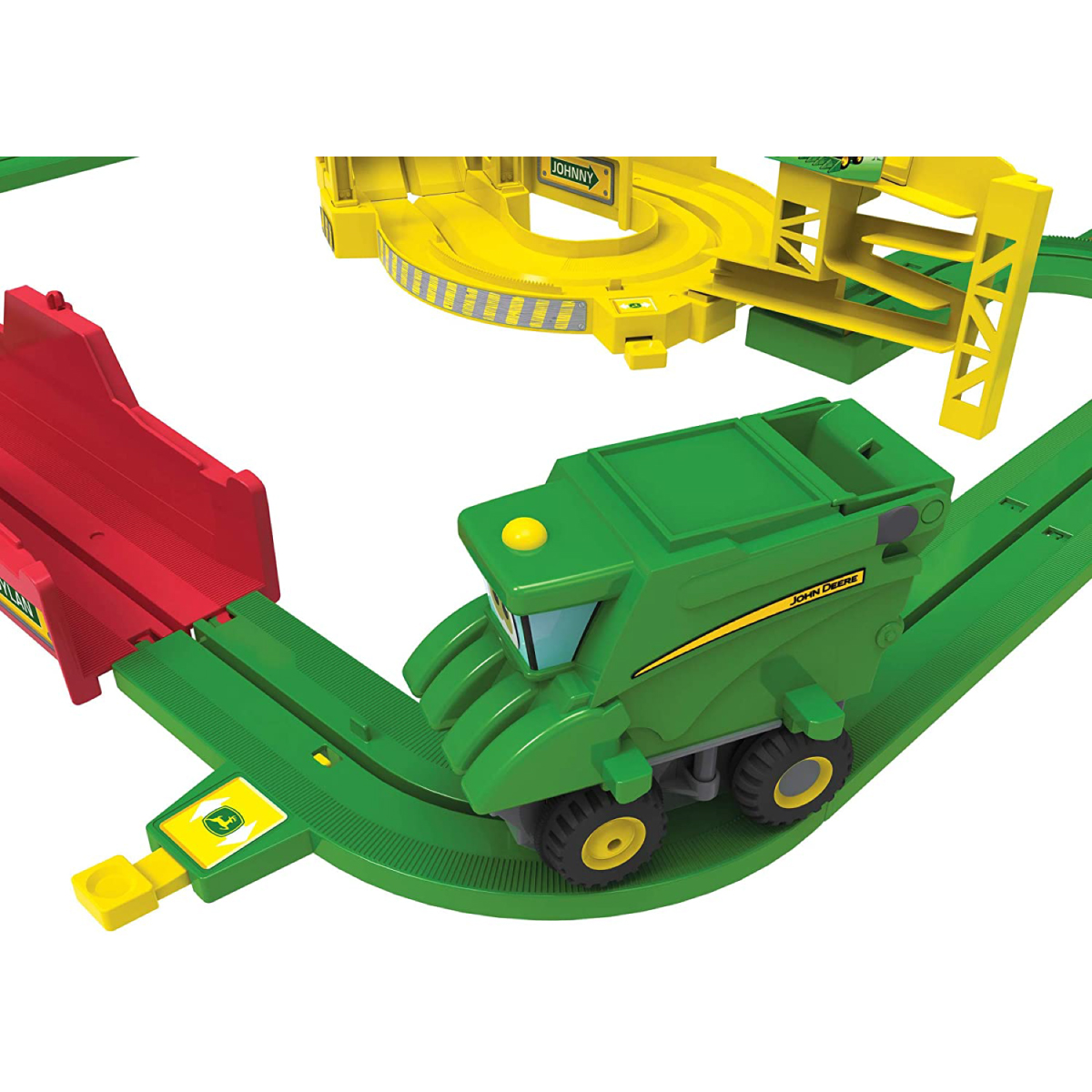 john deere big loader motorized toy train set