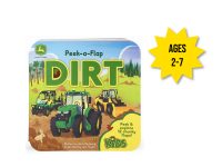 Image of the John Deere Peek-A-Flap children's book called Dirt.