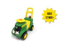 Image of the John Deere children's activity Sit 'N Scoot toy tractor.