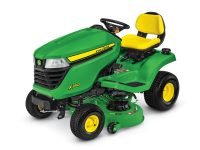 Image of the John Deere X350 riding lawn tractor.