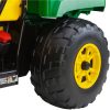 Image showing the tires of the John Deere 12-volt Gator XUV 550 Dealer Exclusive kids riding vehicle.