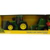 Image of the 1/16 scale John Deere Big Farm Tractor and Baler kids toy set in its packaging.