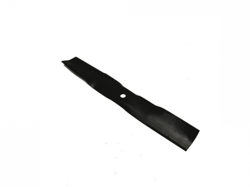Image of the single 42 inch John Deere Side Discharge mower replacement blade.