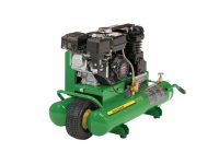Image of the 8-Gallon John Deere Single Stage Air Compressor.