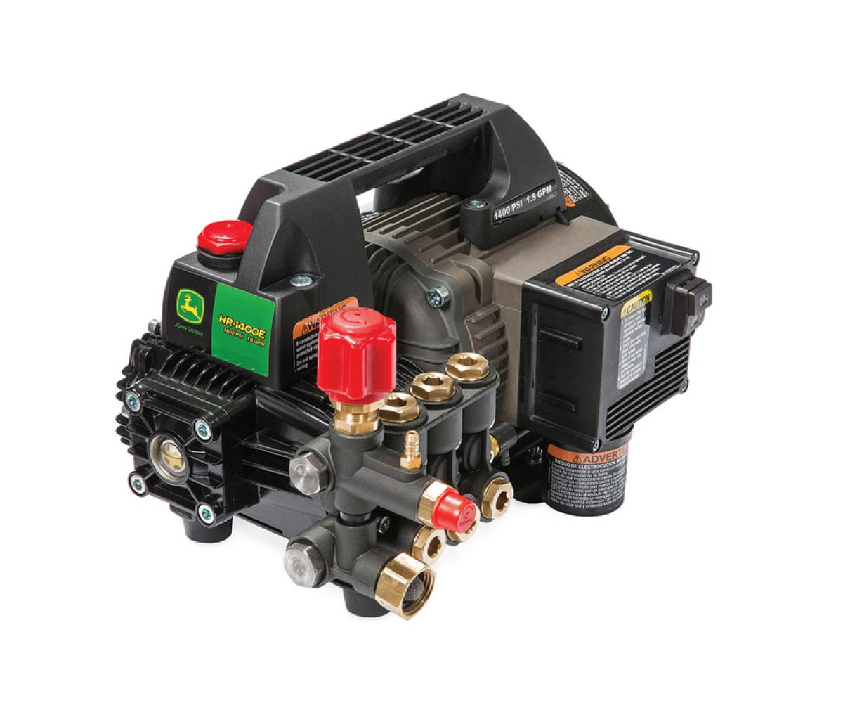 HR-1400E-John-Deere-Hand-Carry-Pressure-Washer Image of the John Deere hand carry pressure washer.
