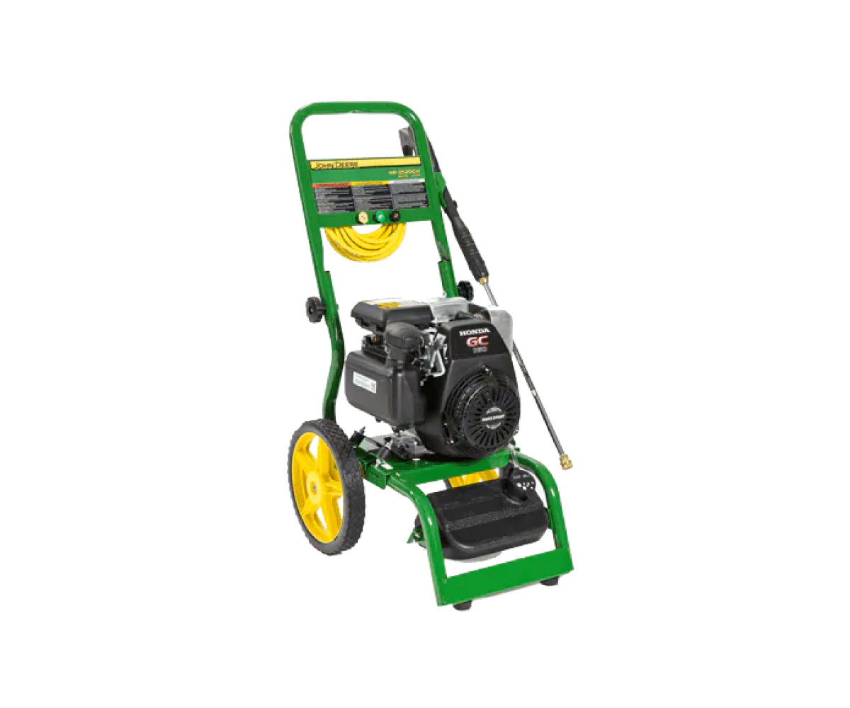 HR-2520GH-John-Deere-2500-PSI-Pressure-Washer Image of the John Deere 2500 PSI Gas Pressure Washer.