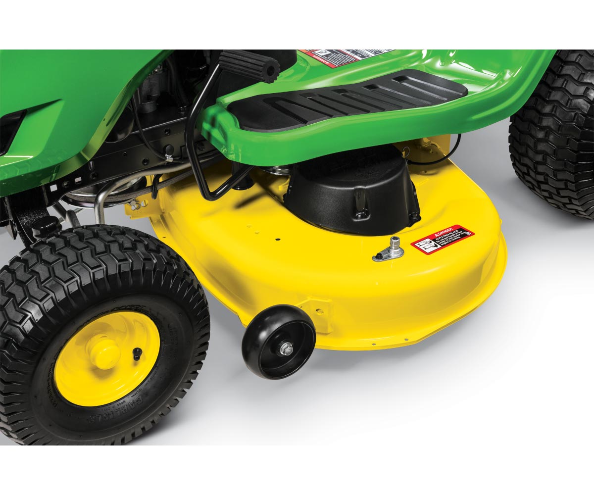 John-Deere-S100-Riding-Lawn-Tractor-6 Image of the John Deere S100 riding lawn tractor.