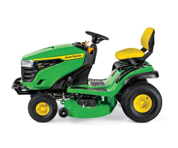 Image of the John Deere S130 riding lawn tractor.