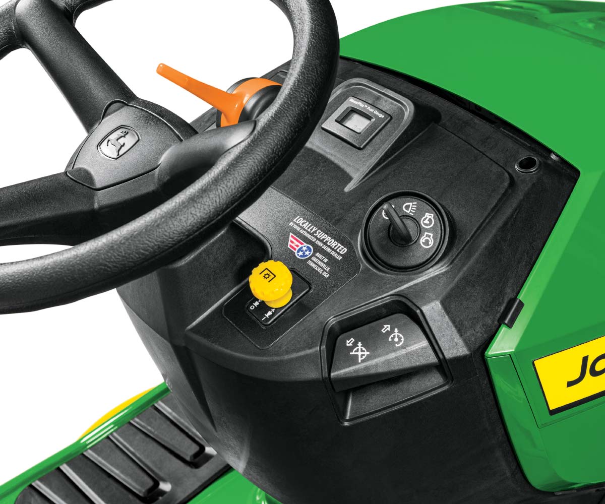John-Deere-S130-Riding-Lawn-Tractor-6 Image of the John Deere S130 riding lawn tractor.