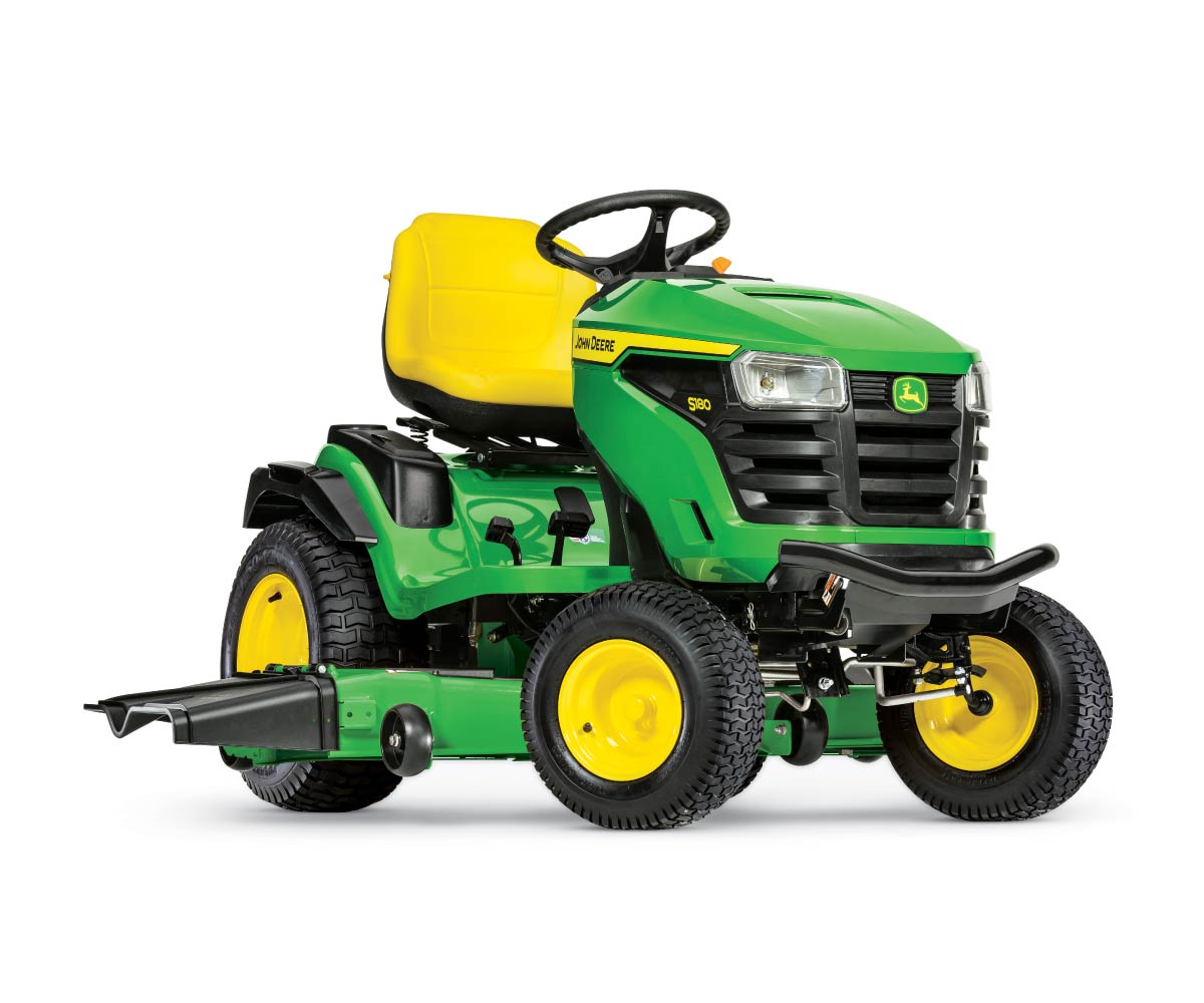 John-Deere-S180-Riding-Lawn-Tractor-2 Image of the John Deere S180 riding lawn tractor.