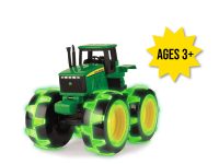 Image of LP53324 John Deere 8-inch Monster Treads Lightning Wheels toy tractor.