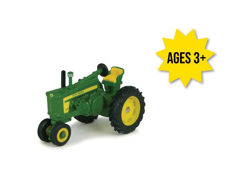 Image of the 1/64 scale John Deere Collect n play Vintage tractor.