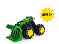 Image of the John Deere 10-inch Monster Treads Rev Up toy tractor.