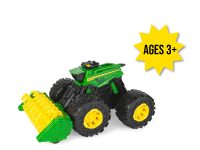 Image of the 18-inch John Deere Monster Treads Super Scale Combine Kids toy.