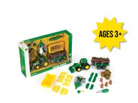Image of 1/24 Scale John Deere Tractor with Trailer Set