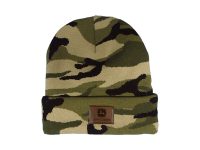 Image of the Camo Knit John Deere Beanie with Logo Patch.