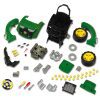 Image of the 56-piece John Deere buildable toy tractor engine.