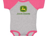 John Deere Hot Pink Infant Bodysuit