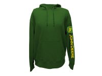 Image of the John Deere Green TM Sleeve Hoodie.