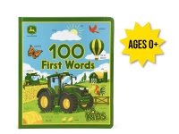 Image of the John Deere 100 First Words Children's book.
