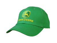 Image of the John Deere Toddler Yellow & Green Mini Me TradeMark Logo Cap.