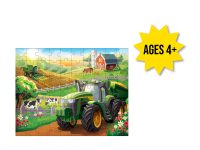 Image of the John Deere kids 70-piece puzzle put together