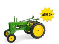 Image of the 1/16 scale Late Model B Replica toy tractor with FFA emblem.