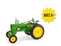 Image of the 1/16 scale Late Model B Replica toy tractor with FFA emblem.