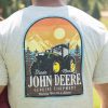 Image of the John Deere Oatmeal colored t shirt.