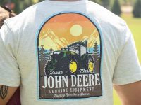 John Deere Oatmeal Tractor Mountain Tee