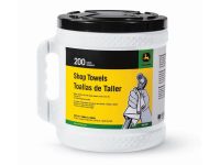 Image of the 200-count John Deere Shop Towel Bucket.