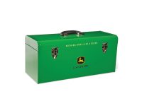 Image of the John Deere Green hand-carry 20-inch tool box with tray.