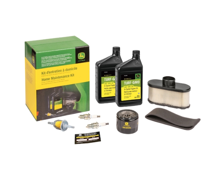 thumbnail interactive-video image 1 of Give Your John Deere X300 Some Love: Complete Tune-Up Kit (Oil Filter, Air Filter, Spark Plugs) 1 of 4