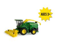 Image of the 1/64 scale John Deere Replica Play 8600 Self-Propelled Forage Harvester toy.