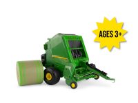 Image of the 1/16 scale John Deere 560R MegaWide HC Replica Play toy Round Baler.