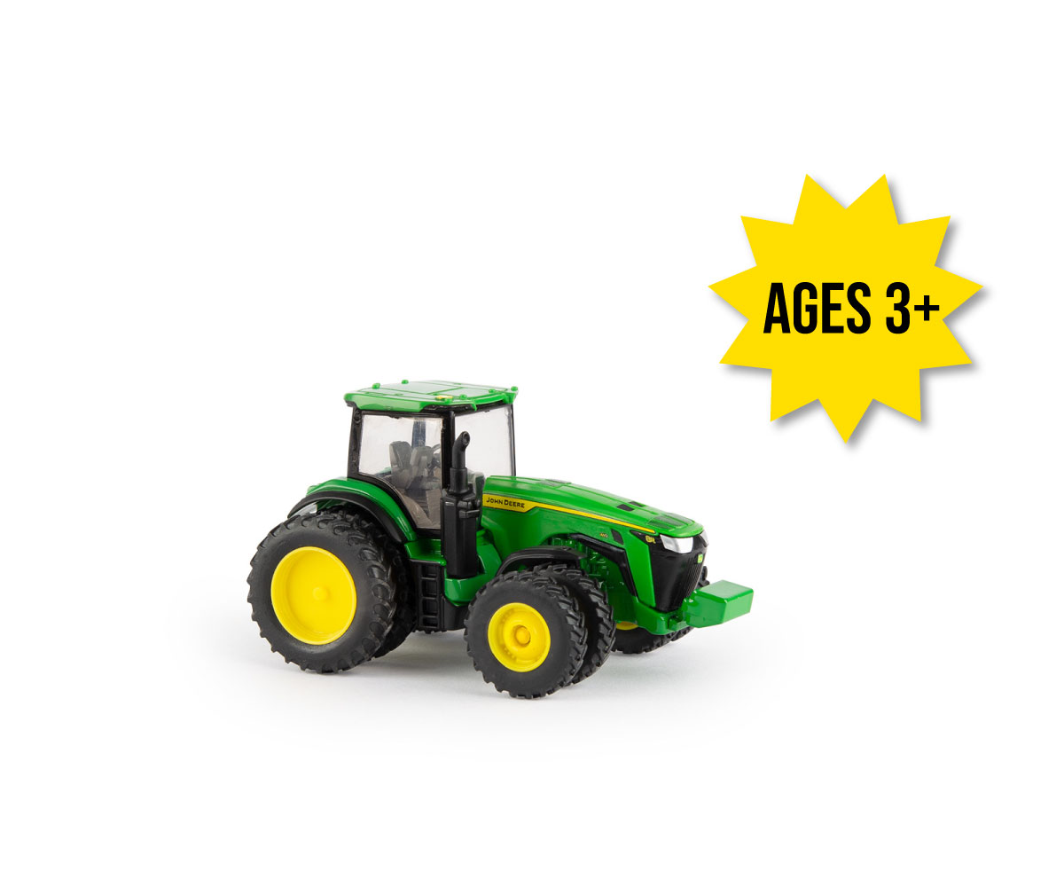 LP70968-1-64-8r-410-tractor-John-Deere-Replica-Play-toy-2 Image of the 1/64 scale John Deere Replica Play 8R 410 Toy Tractor.