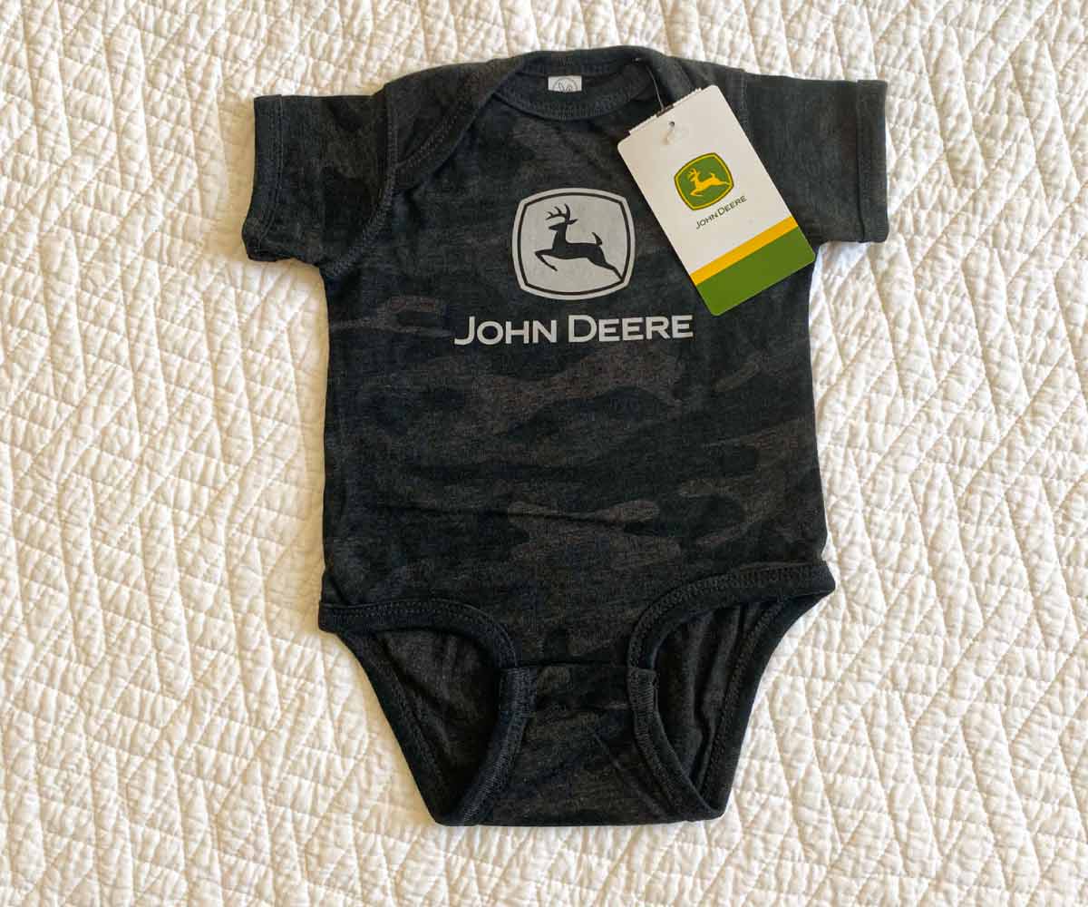 John Deere Black Camo Tee - Officially Licensed Graphic T-Shirt For Tractor & Farm Fans