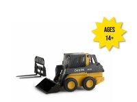Image of the 1/16 scale John Deere 320E Skid Steer Loader Prestige Collectible toy replica.