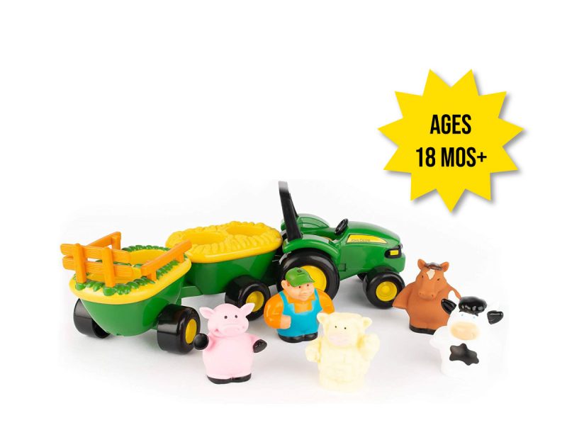 Image of the John Deere Animals Sounds Hayride interactive children's toy.