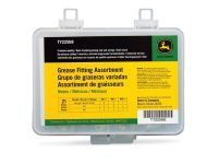 Image of the John Deere 21-piece metric grease fitting assortment.