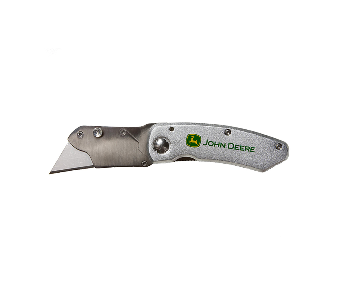 TY26567-John-Deere-Folding-Utility-Knife Image of the John Deere folding utility knife.