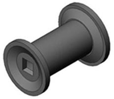 864-SMA407509 - A.C. DISC SPACER 1-1/2 SQ 9