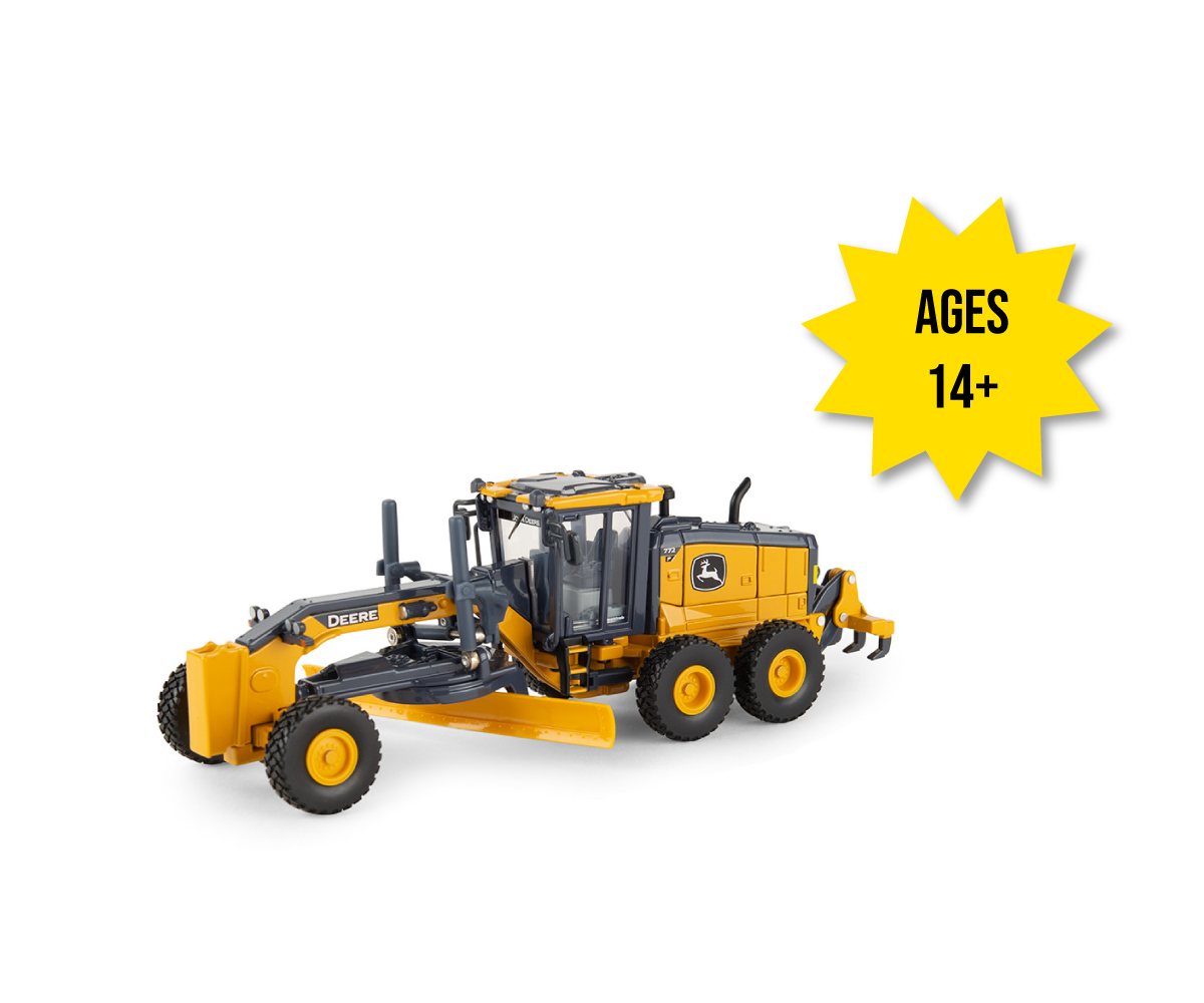 LP82760-1-50-Scale-John-Deere-772-P-Tier-Prestige-Collection-Collectible-Toy-Motor-Grader