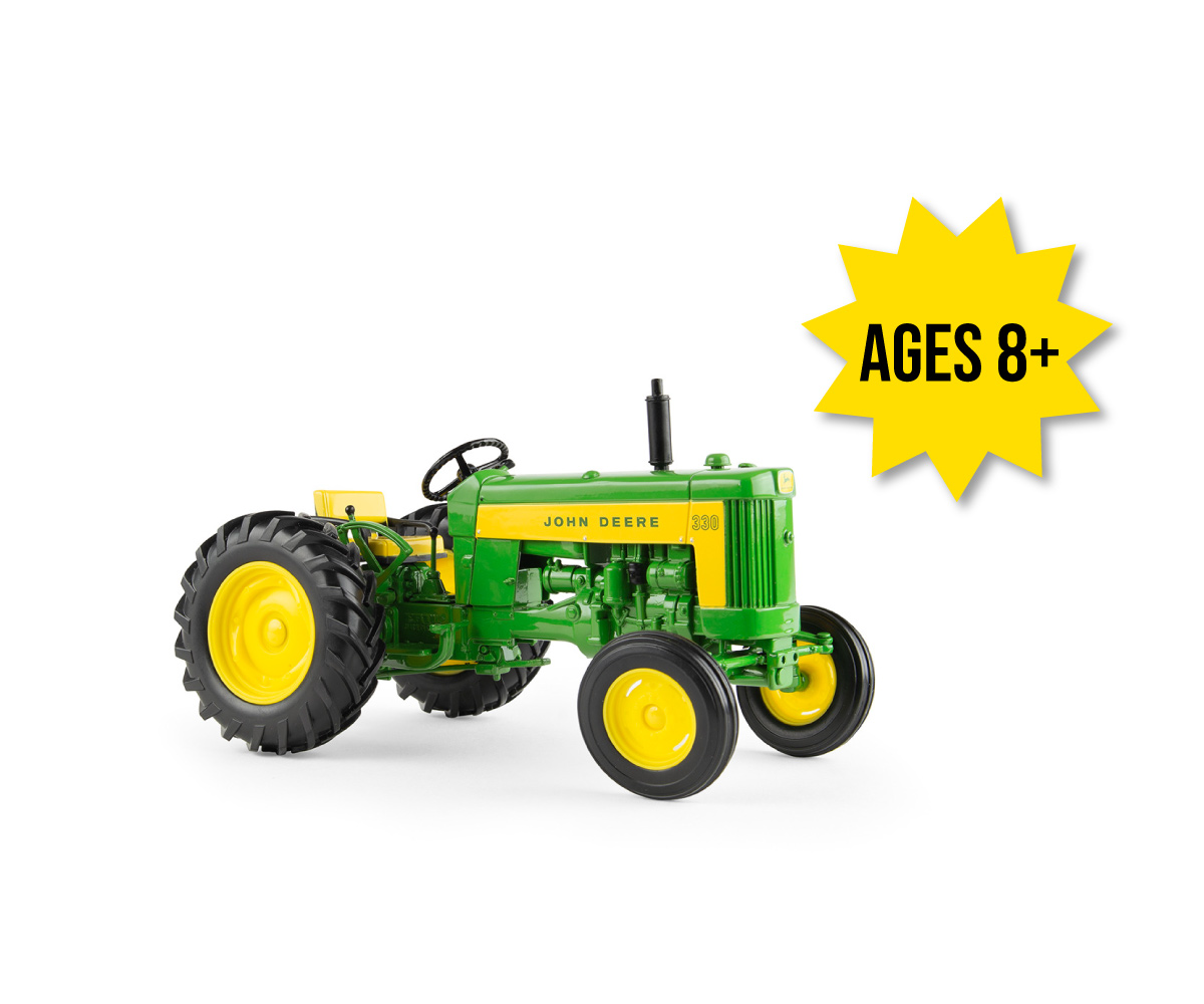 LP86767-1-16-Scale-John-Deere-330-Toy-Tractor